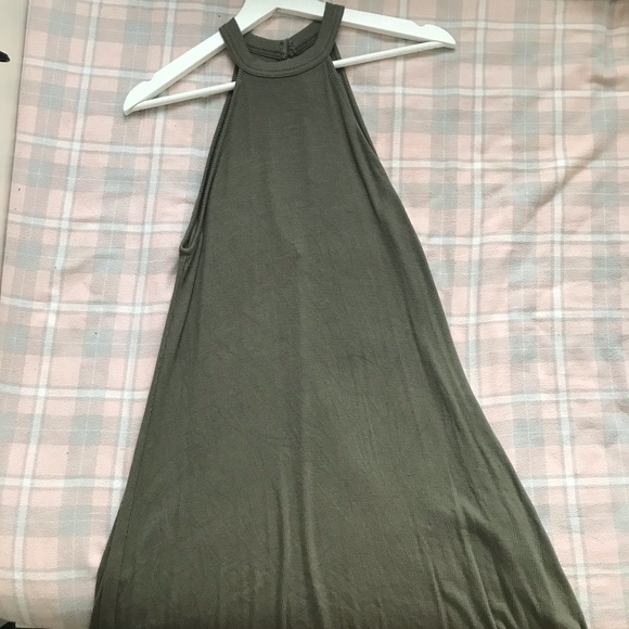 American Eagle Soft and Sexy Olive Green Dress - Picture 5 of 6